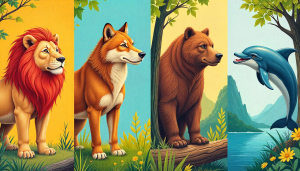 تصویری از 4 گونه زمانی