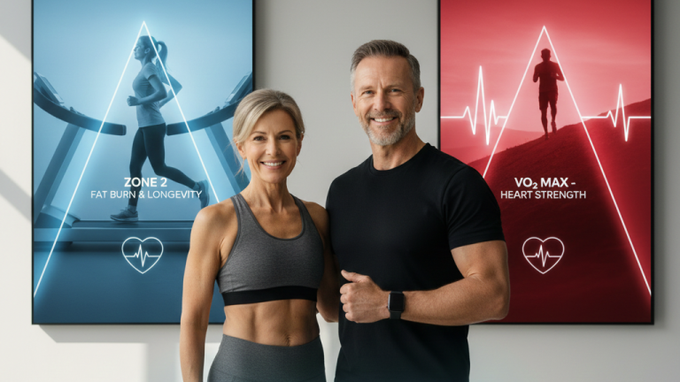 تمرینات زون 2 و Vo2max برای سلامتی پلیدار و طول عمر سالم